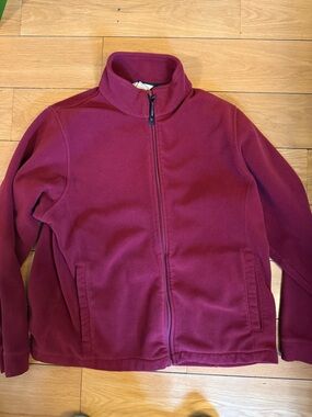 Woolrich red fleece jacket